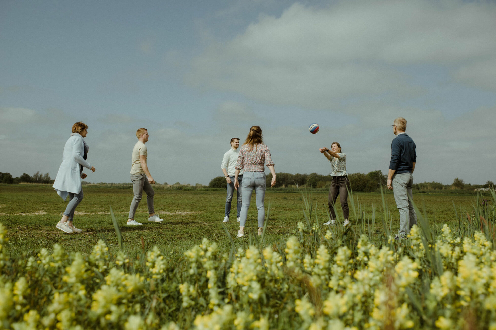 familieshoot op het water in Friesland